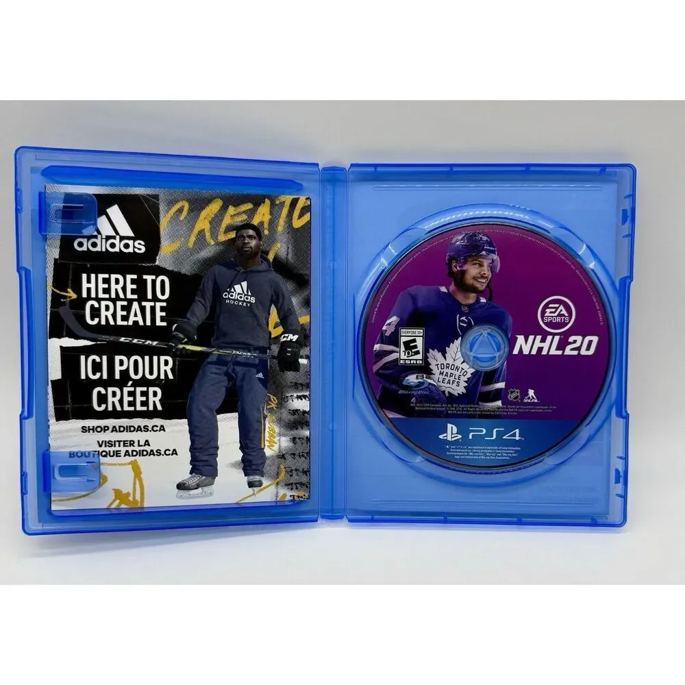 NHL 20 - PS4 (NHL 2020 Sony PlayStation 4) Game‎ & Case Tested